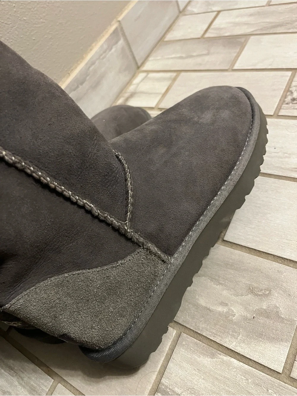 UGG women's tall Boot - Charcoal Gray